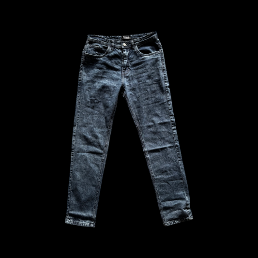 Vintage Washed Slim Fit Denim Jeans